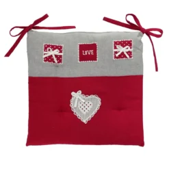 Cuscino Coprisedia Country Art. Verone 2 Con Laccetti Q825 -Articoli Per La Casa cuscino coprisedia v rone rosso
