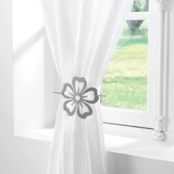 Fermatenda Petalo In Metallo W650 -Articoli Per La Casa fermatenda in metallo petalo grigio 1