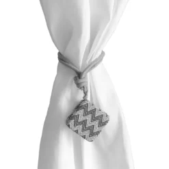 Fermatenda Cube Con Cordino S281 -Articoli Per La Casa fermatenda in corda articolo cube grigio