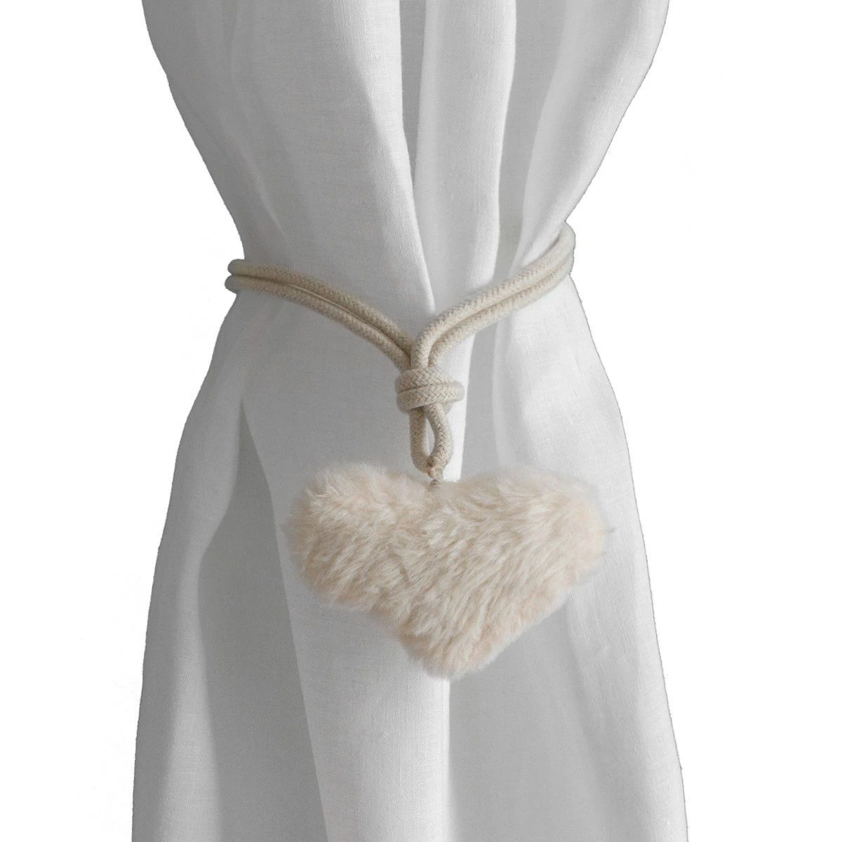 Fermatenda Peluche A Forma Di Cuore Con Cordino S288