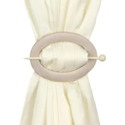 Fermatenda Oval In Legno Y647 -Articoli Per La Casa fermatende forma ovale beige 5