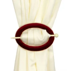 Fermatenda Oval In Legno Y647 -Articoli Per La Casa fermatende forma ovale bordeaux 5