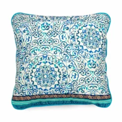 Fodera Copricuscino Arona Di Bassetti Granfoulard 40x40 Cm J353 -Articoli Per La Casa fodera copricuscino arona di bassetti granfoulard blu 1