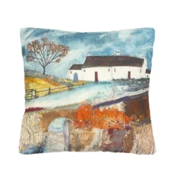 Fodera Copricuscino Arredo Fall In The Village 45x45 Cm X038