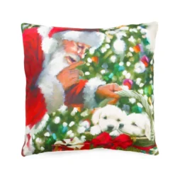 Fodera Copricuscino Natalizia Candy Present Con Stampa Digitale X022