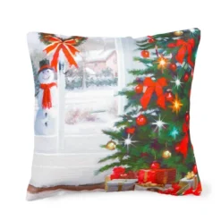 Fodera Copricuscino Natalizia Xmas Vibes Con Stampa Digitale X023