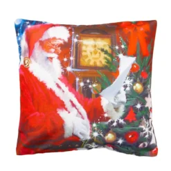 Fodera Copricuscino Natalizia Xmas Wish Con Stampa Digitale X018