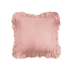 Fodera Cuscino Arredo Morbidissimi Con Rouches - Dimensioni Varie W302 -Articoli Per La Casa fodera cuscino arredo con rouches morbidissimi 40x40 cm rosa 1