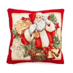 Fodera Cuscino Arredo Natalizia Christmas Carol In Gobelin 40x40 Cm K898