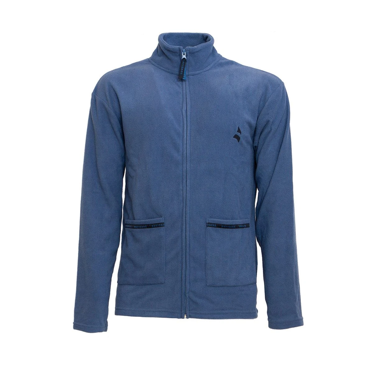 Giacca Da Camera Uomo Con Zip Intera Navigare In Pile Leggero 140973 T339 - immagine 2