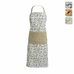 Grembiule Da Cucina Optical In Puro Cotone V959