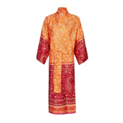 Kimono Vestaglia Como Di Bassetti Granfoulard K272 -Articoli Per La Casa kimono vestaglia como di bassetti granfoulard arancione 2
