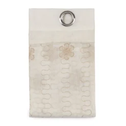 Tenda Arredo Filtrante Candy Effetto Lino Con Borchie 140x280 Cm W066 -Articoli Per La Casa pannello tenda arredo candy con borchie semitrasparente beige 3