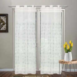 Tenda Arredo Filtrante Caterina Effetto Lino Con Borchie 140x280 Cm W065 13 Tenda Arredo Filtrante Caterina Effetto Lino Con Borchie 140x280 Cm W065 -Articoli Per La Casa pannello tenda arredo caterina con borchie semitrasparente 2 1