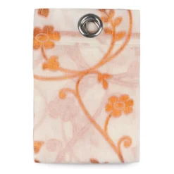 Tenda Arredo Filtrante Kos Effetto Lino Con Borchie 140x280 Cm W068 -Articoli Per La Casa pannello tenda arredo kos con borchie semitrasparente arancione 1