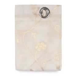 Tenda Arredo Filtrante Kos Effetto Lino Con Borchie 140x280 Cm W068 -Articoli Per La Casa pannello tenda arredo kos con borchie semitrasparente beige 1