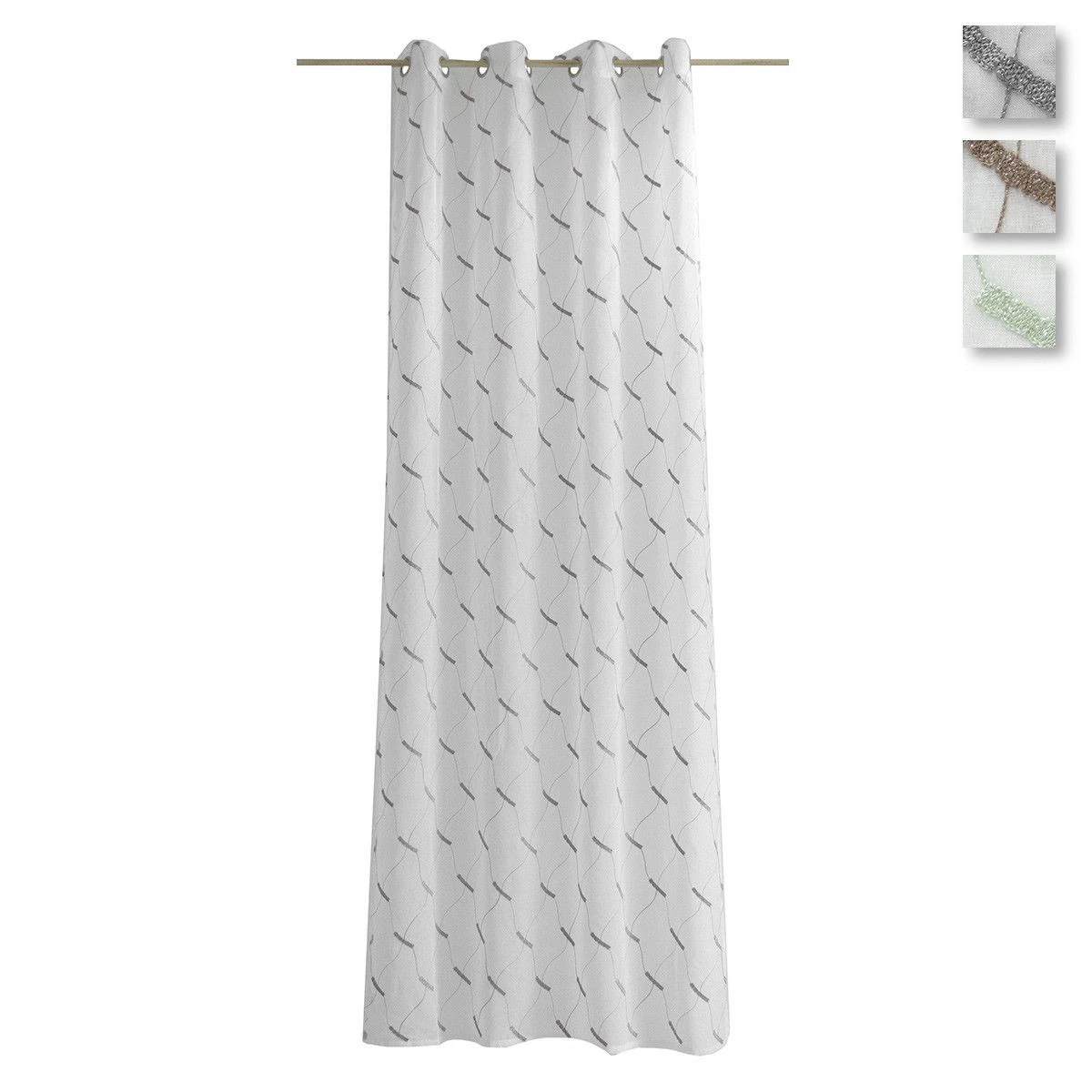 Pannello Tenda Con Borchie Francesca Dalia Collection Jacquard 140x280 Cm S018 1 Pannello Tenda Con Borchie Francesca Dalia Collection Jacquard 140x280 Cm S018