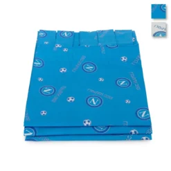 Pannello Tenda SSC Napoli In Cotone Ufficiale 140x290 Cm S392