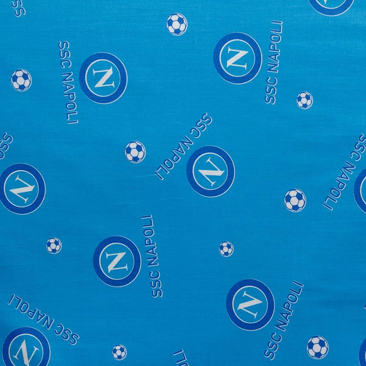 Pannello Tenda SSC Napoli In Cotone Ufficiale 140x290 Cm S392 - immagine 3