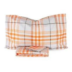 Parure Copripiumino Boston Di Daunex - Dimensioni Varie J132 -Articoli Per La Casa parure copripiumino boston di daunex arancione 2 3