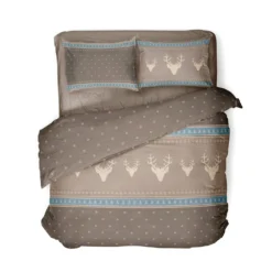 Parure Copripiumino Le Cref Di Daunex - Dimensioni Varie Z551 -Articoli Per La Casa parure copripiumino le cref daunex tortora 3