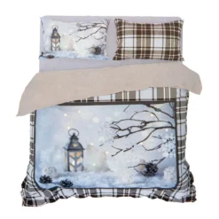 Parure Copripiumino Lumin Di Novia Digitale Matrimoniale J847