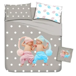 Parure Copripiumino Gemelli Stampa Digitale Matrimoniale Maestri Cotonieri N871 -Articoli Per La Casa parure copripiumino matrimoniale gemelli 1