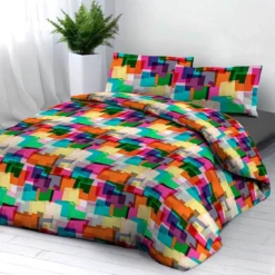 Parure Copripiumino Square Di Daunex - Dimensioni Varie R747