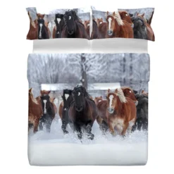 Parure Copripiumino Wild Di Daunex Stampa Digitale Per Letto Matrimoniale R753