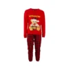 Pigiama Bambino/ragazzo Natalizio Teddy Oronero Caldo Cotone OUNB05/ODNJ04 K797