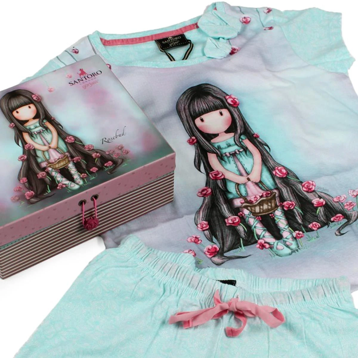 Pigiama Estivo Bambina/ragazza Rosebud Gorjuss In Cotone 50964 U404 2 Pigiama Estivo Bambina/ragazza Rosebud Gorjuss In Cotone 50964 U404 - immagine 2