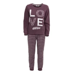 Pigiama Donna Dimensione Danza In Pile DD20114 V611 -Articoli Per La Casa pigiama da donna dimensione danza in pile dd20114 malva 4