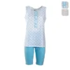 Pigiama Donna Corto Linclalor In Cotone 174581 - Fino Alla Tg 60 K205