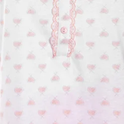 Pigiama Donna Corto Linclalor In Cotone 174581 - Fino Alla Tg 60 K205 -Articoli Per La Casa pigiama da donna estivo linclalor 174581 rosa dettaglio 9