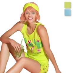 Pigiama Donna Estivo Mi.a.mi Smanicato 73407 U750