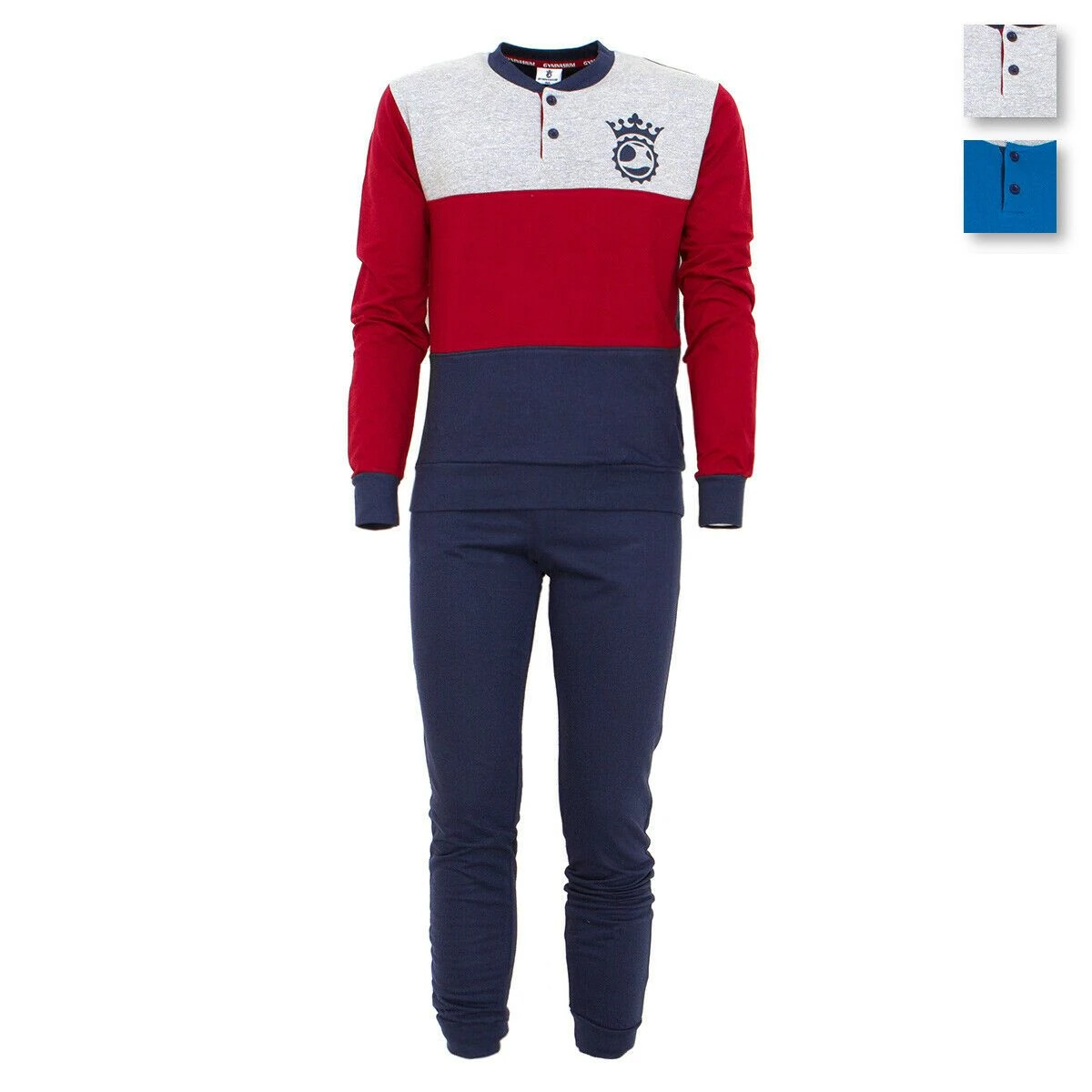 Pigiama Da Uomo Gymnasium In Felpa GY14052 U801 1 Pigiama Da Uomo Gymnasium In Felpa GY14052 U801