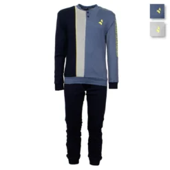 Pigiama Da Uomo Navigare In Caldo Cotone 141353 J833