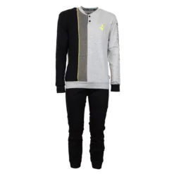 Pigiama Da Uomo Navigare In Caldo Cotone 141353 J833 -Articoli Per La Casa pigiama da uomo navigare in caldo cotone 141353 nero 5