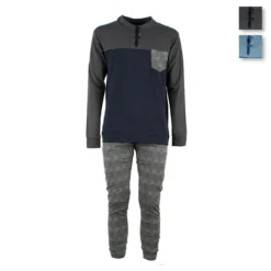 Pigiama Uomo Singolare In Cotone P702 Y550