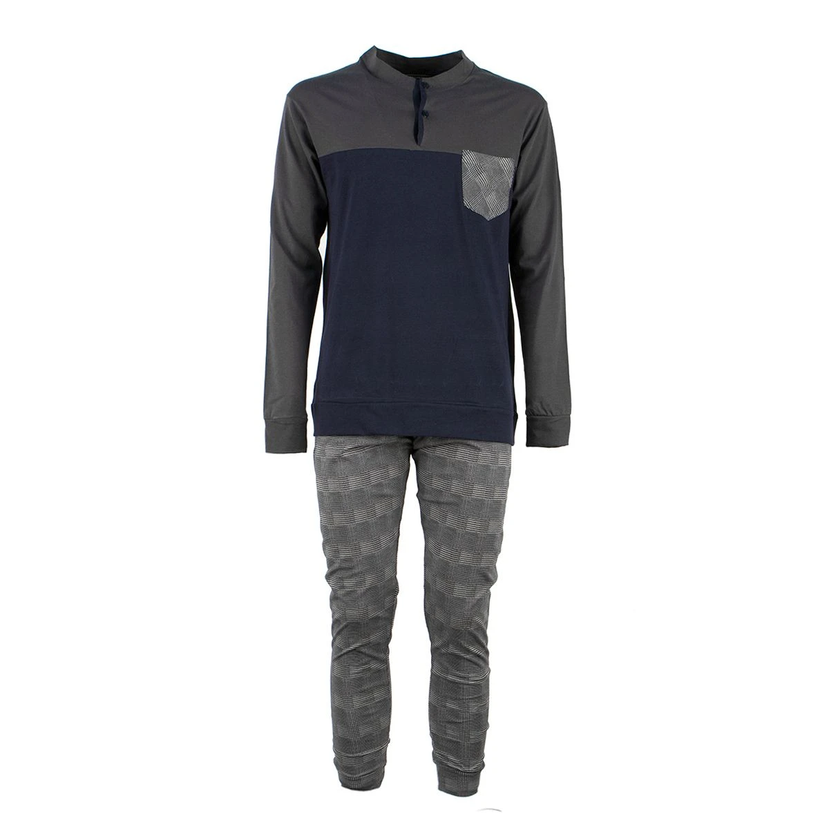 Pigiama Uomo Singolare In Cotone P702 Y550 2 Pigiama Uomo Singolare In Cotone P702 Y550 - immagine 2