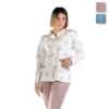 Pigiama Donna Aperto Daria Toscana Lingerie In Caldo Cotone - Taglie Forti J943