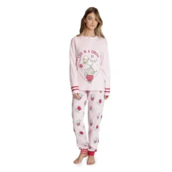 Pigiama Donna Circus Di Happy People In Caldo Cotone 5691 K965
