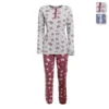 Pigiama Donna Dimensione Danza Invernale Caldo Cotone DD20097 Z647
