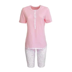 Pigiama Donna Estivo Linclalor Con Pinocchietto 73503 - Fino Alla Tg 60 V974 -Articoli Per La Casa pigiama donna estivo linclalor con pinochietto 73503 rosa 10