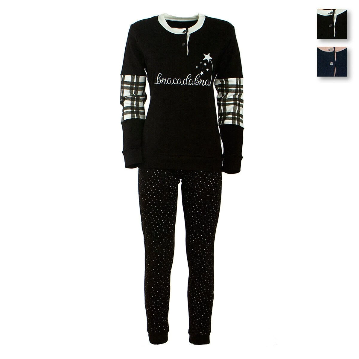 Pigiama Donna Exclusive In Caldo Cotone P1523 - Fino Alla Tg XXXL J074 1 Pigiama Donna Exclusive In Caldo Cotone P1523 - Fino Alla Tg XXXL J074