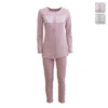 Pigiama Donna Alexia Di Toscana Lingerie In Caldo Cotone Z921