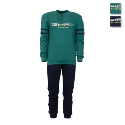 Pigiama Ragazzo Navigare In Caldo Cotone 15652 J838