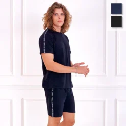 Pigiama Uomo Corto Oronero In Cotone OD2019 K302