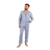 Pigiama Uomo Morbidissimi A Righe In Cotone Y936