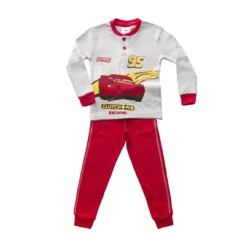 Pigiama Bambino Cars Pixar Disney In Caldo Cotone WD16499 T248 -Articoli Per La Casa pigiama da bambino disney pixar caldo cotone wd16499 grigio melange